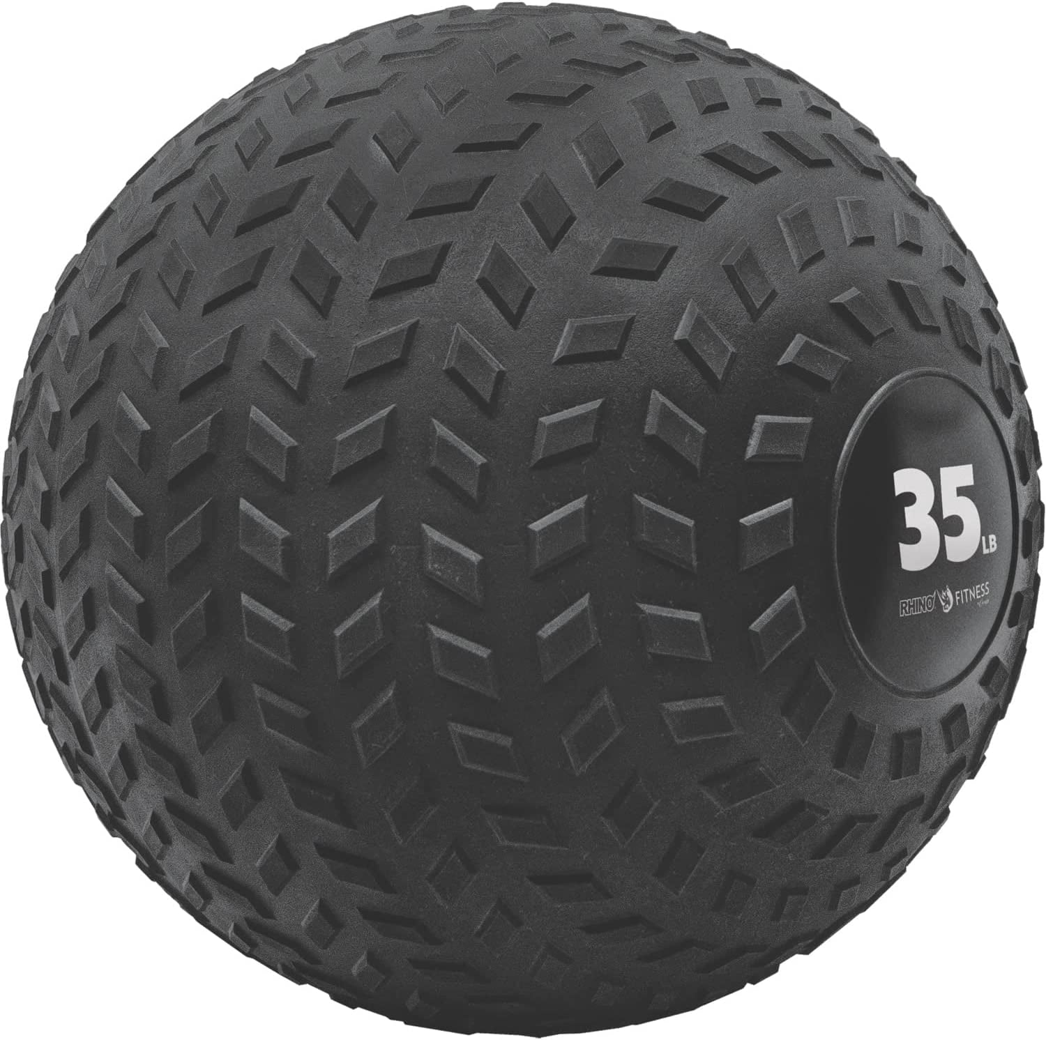 Champion Sports Rhino Fitness Slam Ball, 35 Pounds, Black