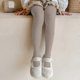 thumbnail image 4 of Cowsor Toddler Baby Girls Winter Fleece Lined Leggings Knit Thick Warm Full Length Tights Basic Velvet Pants, 4 of 7