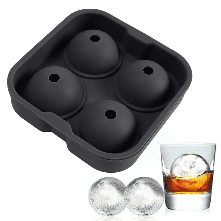 Ice Ball Maker Molds for Whiskey Cocktail , Craft Round Ice Cube