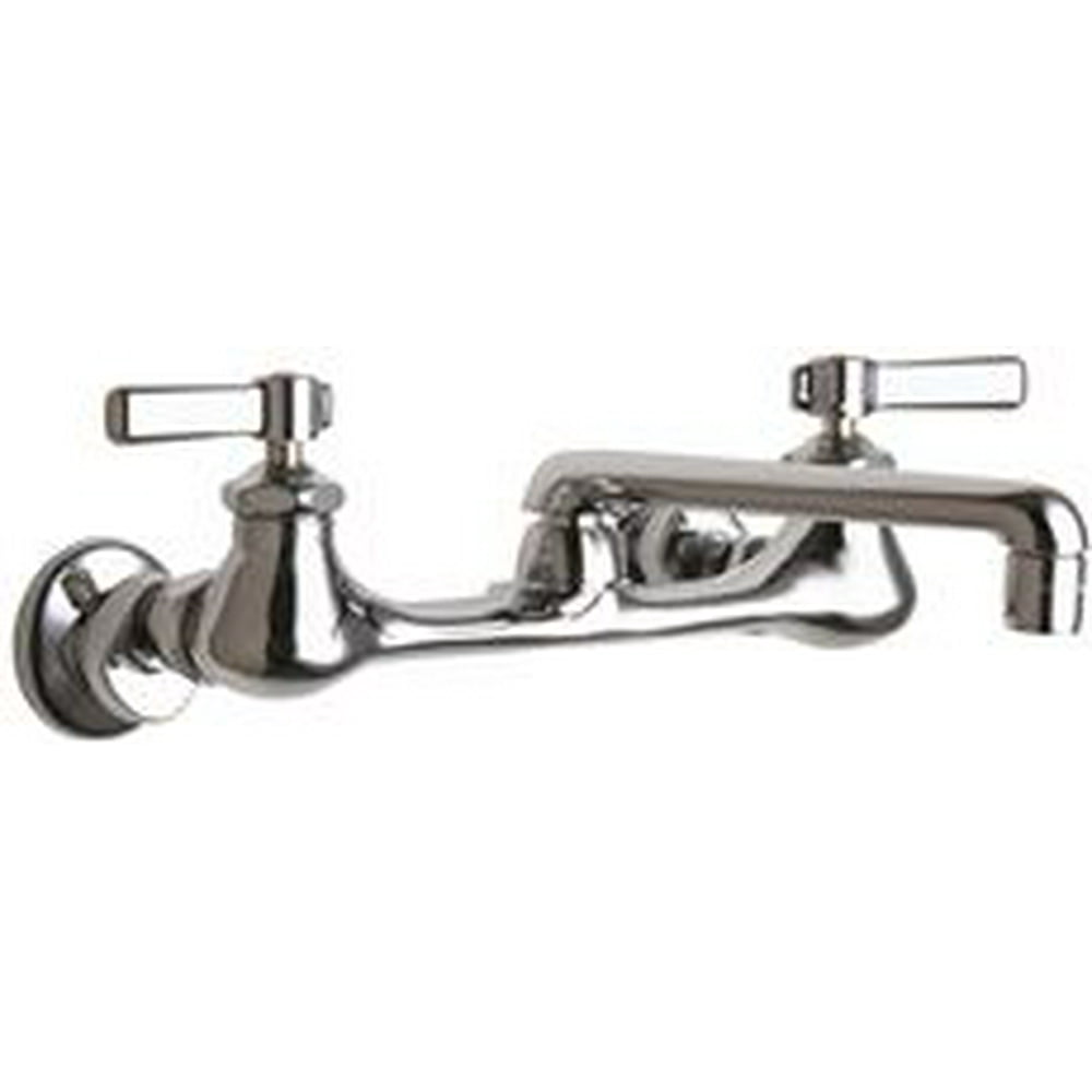 Chicago Faucets Wall Mount Water Sink Faucet With Soap Dish And 6 In