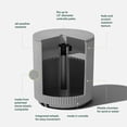 thumbnail image 2 of Veradek Umbrella Side Table - Gray, 2 of 12
