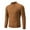 Brown, variant on COM1950s Sweaters for Men, Men's Sweaters and Pullovers, Men's Knitwear Mock Turtleneck Vintage Round Neck Solid Color Elastic Pullover Fleecing Trend Sweater, Sweater for Men, Mock Turtleneck for Men