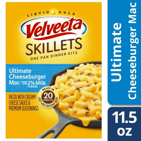 Velveeta Cheesy Skillets Ultimate Cheeseburger Mac Made ...
