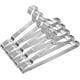 thumbnail image 1 of Ganchos para Ropa Perchas,42cm Ganchos para Ropa de Acero Inoxidable, Perchas Sólida,Ganchos Resistente de Acero Inoxidable,Percha Espesar con Ranura,Resistente y Duradero, 1 of 7
