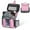 Pink, variant on Portable Shower Caddy for College Dorm Gym,Foldable Hanging Mesh Shower Organizer Large Capacity Toiletry Bags