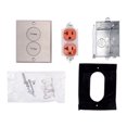thumbnail image 2 of placa piso recepta duplex 20a125v, 2 of 8
