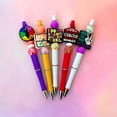 thumbnail image 5 of 5PC Funny Bead Ink Ball Point Pens with Sayings for Adults Fun Sarcastic Sarcasm Humorous Hilarious Snarky Sassy Rude Sass Cool I Just Work Here It’s Fine Office Coworkers Stationary Gift for Women, 5 of 6