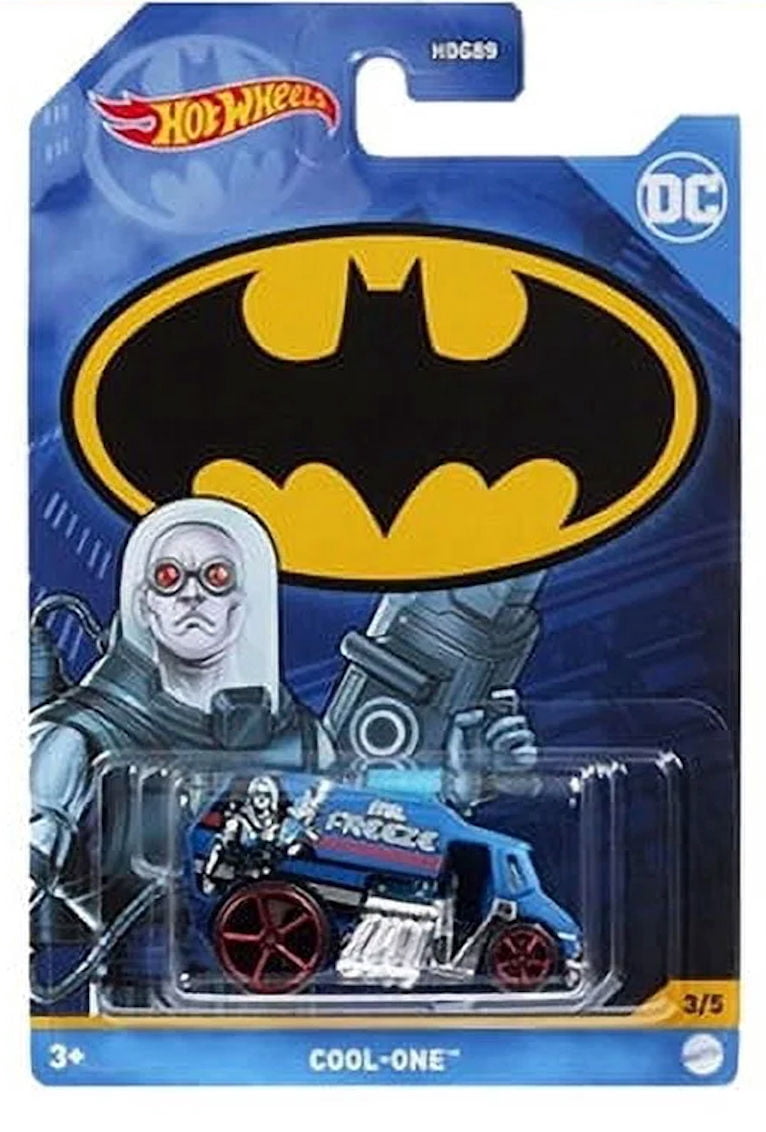 Mattel Hot Wheels Batman Theme DC Comics Series Diecast Model Play Vehicle Set, 3+ Yrs, 5 Count