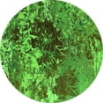 thumbnail image 1 of Ahgly Company Indoor Round Oriental Green Industrial Area Rugs, 8' Round, 1 of 4