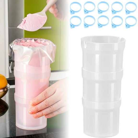 Runspich Pastry Piping Bag Holder Stand, Filling Tool for Icing Bags and Cake Decorating 1Pcs