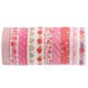 thumbnail image 1 of 10 Rolls Washi Masking Tape Decorative Assorted Tape Set for Scrapbook (Pink), 1 of 4