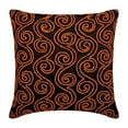thumbnail image 1 of Euro Pillow Sham, Brown European Shams 26x26 inch (65x65 cm), Silk Euro Sham Covers, Moroccan, Pattern, Scrolls, Lattice, Trellis, Beaded, Modern Euro Size Pillowcases - Tibetain Monk, 1 of 3