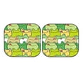thumbnail image 7 of Bingfone Cartoon Frog Windshield Sun Shade 2-Piece Foldable Car Front Window Sunshade For Most Sedans Suv Truck - Auto Sun Blocker Visor Protector Blocks Max Uv Rays - Small, 7 of 7
