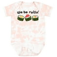 thumbnail image 3 of Inktastic We Be Rollin Cute Sushi Boys or Girls Baby Bodysuit, 3 of 5