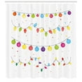 thumbnail image 3 of Ambesonne Christmas Shower Curtain, Party of the Year, 69"Wx75"L, Multicolor, 3 of 3