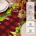 thumbnail image 5 of Softalker Christma Table Runner Classic Buffalo Check Table Runner Stylish Design for Family Dinner Christmas Holiday Birthday Party Table Home Decoration, 5 of 7