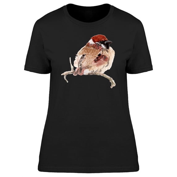Currant Red Sparrow T-Shirt Women -Image by Shutterstock, Female Small