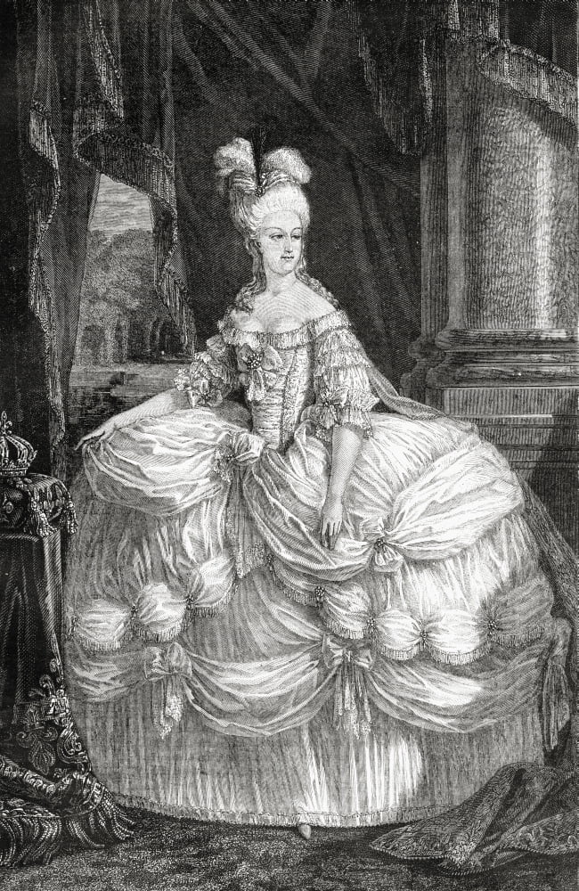 Marie-Antoinette 1755-1793 Queen Of France Wife Of Louis Xvi Engraved By Pannemaker-Ligny After De La Charlerie From Histoire De La Revolution Francaise By Louis Blanc Canvas Art - Ken Welsh Design P