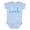 AE-Light Blue, variant on My First Easter Blue Easter Bunnies Boys or Girls Baby Bodysuit