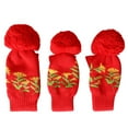 thumbnail image 5 of 3Pcs Knitted Golf Club Head Covers Equipment Golf Headcovers Set Golf Protector Soft Creative Knit Golf Head Covers for Beginners Women, 5 of 8