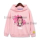 thumbnail image 2 of Sudadera con capucha rosa linda A4 para niño y niña, algodón, para niños, para niñas, para niños, para niñas, para niños, para niñas, 2 of 5