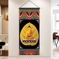 thumbnail image 1 of Tapiz de pared con diseño de budismo tibetano, microtela, 100 x 45 cm, 1 of 1