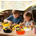 thumbnail image 3 of Miguan 135 pcs Construction Sensory Bin Items Construction Counting Sorting Sensory Bin Filler Fine Motor for Spring Summer Sorting Counting Decor Home Decoration Birthday Gift, 3 of 7
