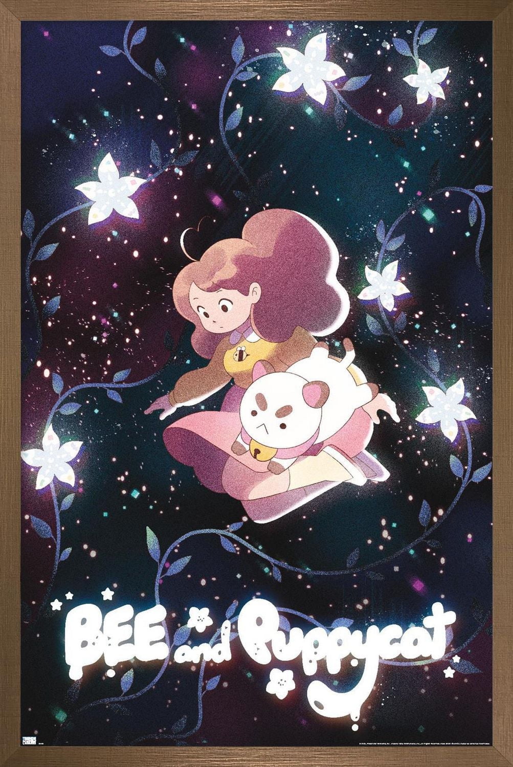 Bee And Puppycat - Space Flowers Key Art Wall Poster, 22.375" x 34"