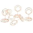 thumbnail image 1 of Support de Numéro de Table Photo pour Note Adhésive pour Support Bureau Rond Message pour Support Vertical Électroplaqué Mignon, 1 of 7