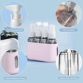 thumbnail image 3 of Juego De 8 Botellas De Viaje De Silicona, Accesorio De Tamaño De Viaje a Prueba De Fugas De 50 Ml /2 Oz Con Etiqueta Y Caja De Almacenamiento, Ideal Para Viajes De Negocios O les, 3 of 3