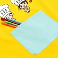 thumbnail image 4 of AUQ 2Pcs Kids Apron,Deep Front Pocket Toddler Apron,Easy Access Kids Aprons for Cooking,Combination Style2, 4 of 4