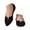 Black, variant on Women's Classic Pointed Toe Ballet Flats Cutout Comfortable Suede Flat Shoes Slip on Dress Loafer for Work Office Casual Khaki Size 6.5