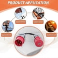 thumbnail image 3 of 5 Pin Red 32a Male To 16a Female Cee-adapter, 3 of 5