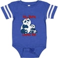 thumbnail image 3 of Inktastic My Nana Loves Me Panda Boys or Girls Baby Bodysuit, 3 of 5