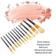 thumbnail image 3 of Juego De Brochas Sintéticas De Maquillaje, Herramienta De Maquillaje, Brochas De Maquillaje, Cerdas Suaves, Cerdas Densas Con Bolsa De Almacenamiento Para Entusiastas Del, 3 of 8
