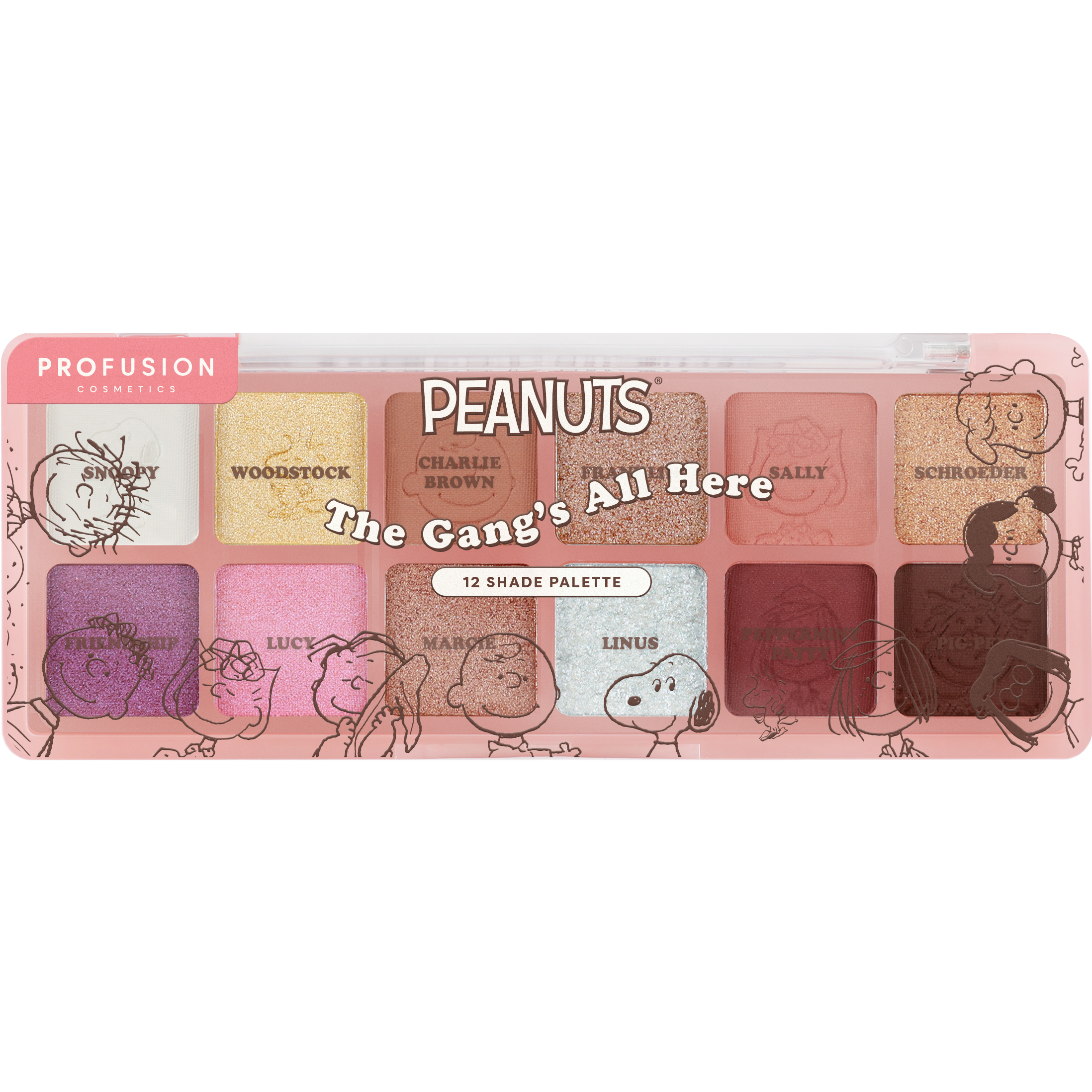 Profusion Peanuts 75th The Gang's All Here Eyeshadow Palette photo 3