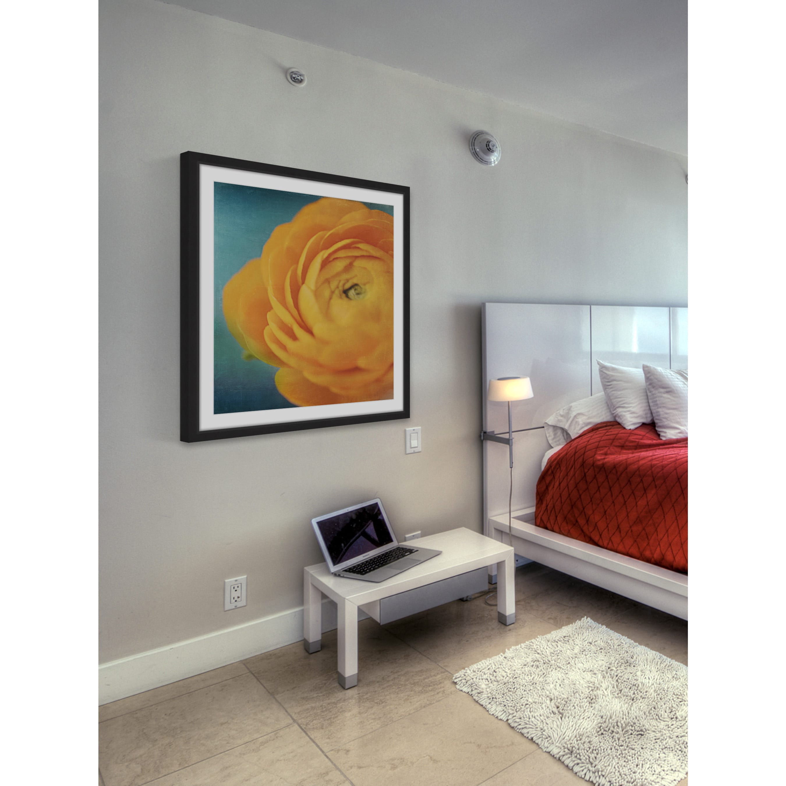 Marmont Hill "Yellow Bloom" Framed Painting Print