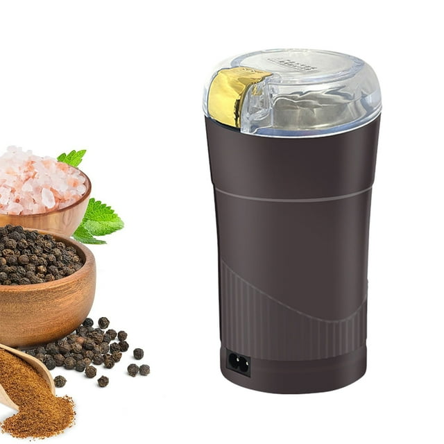Large Herb Grinder With 4.2 oz Capacity Stainless Steel Blades 30000 RPM Automatic Shut Off For Herbs Spices Coffee Beans Nuts Grains