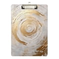 thumbnail image 2 of Circle Marble Acrylic Clipboards 12 x 9 Inch A4 Size with Low Profile Clip Hanging Clipboard for Classroom School Office, 2 of 8