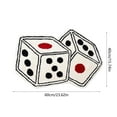thumbnail image 3 of Vikakiooze Game Dice Mat Bathroom Absorbent Non-slip Mat Home Living Room Carpet Bedroom Bedside Blanket, 3 of 6