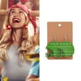 thumbnail image 2 of 50 Pcs Sublimation Earrings Helmets/Football Designs Ear Studs Fashionable Heat Transfer Ear Pendant Jewelry Accessory, 2 of 8