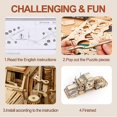 thumbnail image 4 of 3d Wooden Puzzle, Scale Mechanical Vehicle Model Building Kits, Best Toys Gift For Adults & Tee, 4 of 4