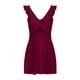 thumbnail image 4 of Augper Women's Swimsuit Ruffle Cutout Swimdress V Neck Wrap Swimwear, 4 of 9