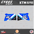 thumbnail image 2 of Kalair GFX Graphics Kit for Ktm 50SX MINI SX50 (1998-2001) Cyrus Series, 2 of 5
