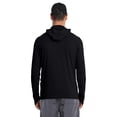 thumbnail image 4 of Men's UPF 50+ Sun Protection Hooded Shirt with Face Cover, Lightweight Long Sleeve Uv Shield Fishing Hoodie Quick Dry Fishing Sun Shirt Black S, 4 of 5