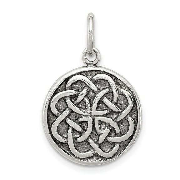 Men's 925 Sterling Silver Antiqued Celtic Knot Charm Pendant Fine Jewelry For Men Gifts For Him
