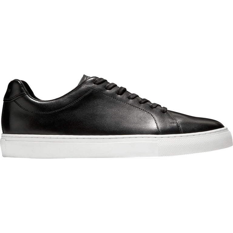Men's Cole Haan Jensen Sneaker Black Leather 10 W - Walmart.com