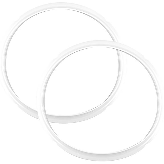 PAMINGONO 2Pcs Pressure Cooker Accessories Silicone Gaskets White for Easy Installation Home Users