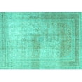 thumbnail image 1 of Ahgly Company Indoor Rectangle Persian Turquoise Blue Traditional Area Rugs, 6' x 9', 1 of 4