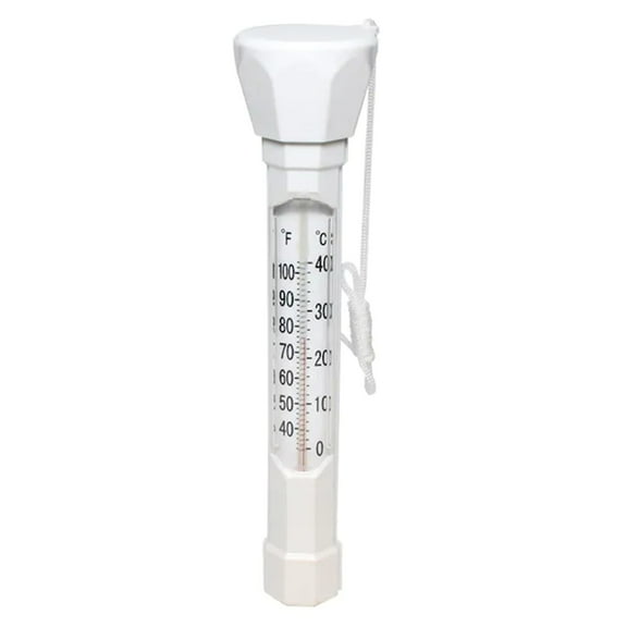 Floating Buoy Pool Thermometer with Jumbo Easy to Read Temperature Display Cord